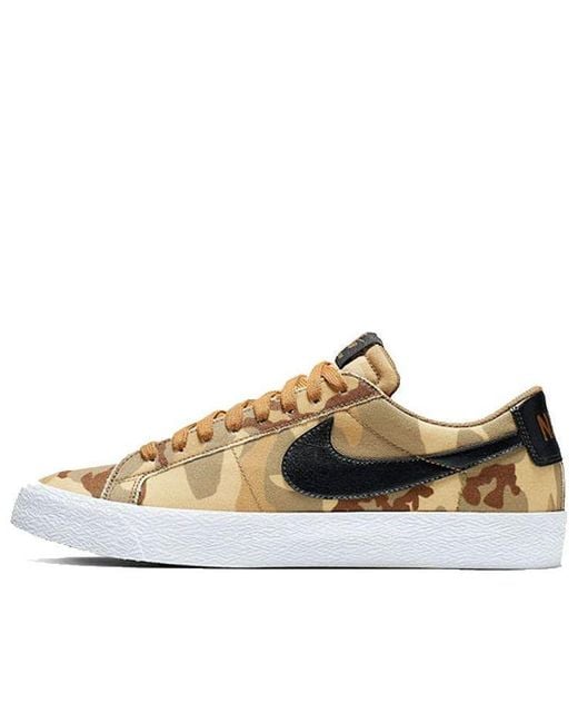 Nike Brown Blazer Low Sb Camo' for men