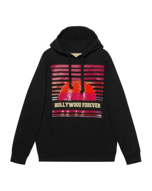 Gucci Black Hollywood Forever Hoodie for men