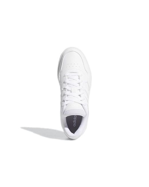 Adidas White (Wmns) Hoops 3.0 Low Dash'