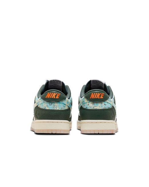 Nike Green Dunk Low 'Hoops Fireball' for men