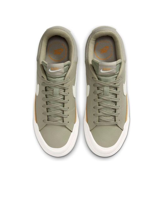 Nike Green (Wmns) Court Legacy Lift 'Light Army'