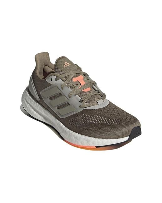 Adidas Brown Pure Boost 22 for men