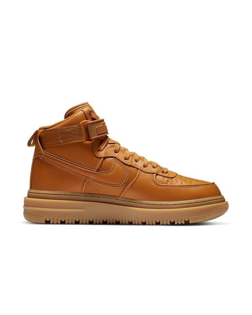 Nike Brown Air Force 1 Gore-Tex Boot 'Wheat' for men