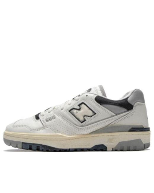 New Balance White 550 'Vintage Pack Concrete' for men