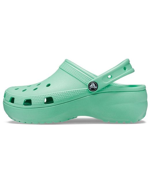 CROCSTM Green Classic Platform Clog