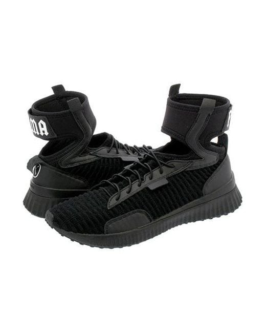PUMA Black Trainer Mid Rihanna Fenty for men