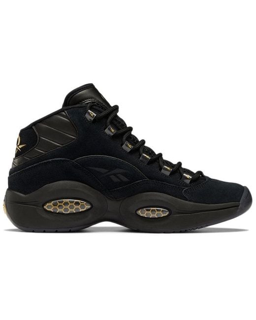 Reebok Black Question Mid Lux for men