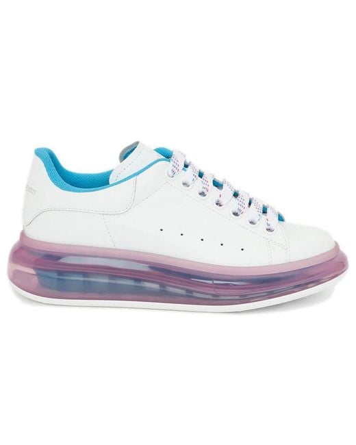 McQueen Blue (Wmns) Oversized Sneaker 'Transparent Sole