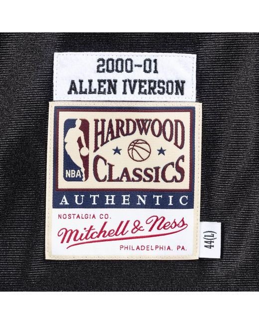 Mitchell & Ness Black X Nba Philadelphia 76Ers 2000-01 Road Finals Jerseys 'Allen Iverson 3' for men