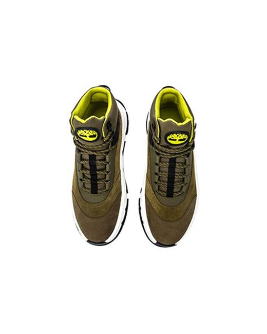 Timberland Green Turbo Hiking Boots Nubuck' for men