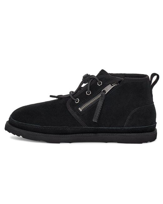 Ugg Black Neumel Adaptive Double Zipper Snow Boots for men