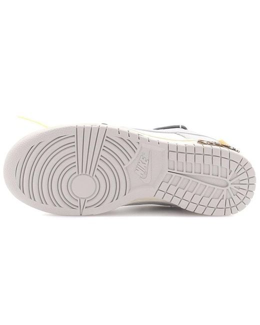 Nike White X Off- Dunk Low 'Lot 41 Of 50' for men