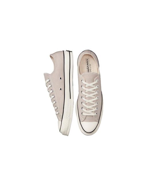 Converse White Chuck Taylor All Star 10s Low-top Canvas Shoe Beige for men