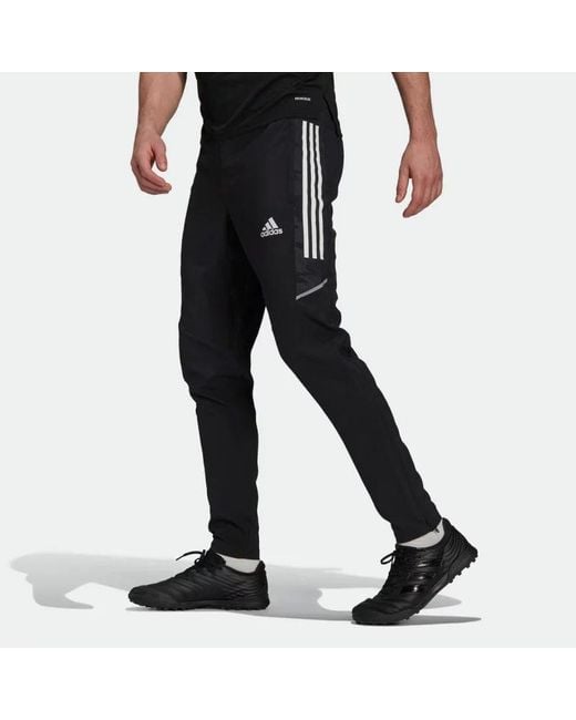 Adidas Black Running Training Soccer/Football Sports Small Long Pants for men