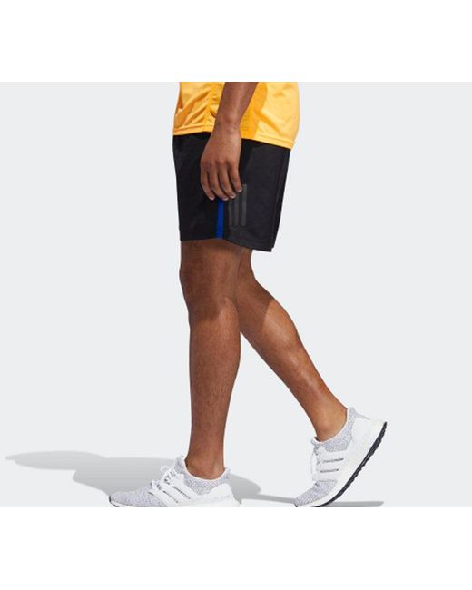 Adidas Black Minimalistic Solid Color Training Sports Shorts for men