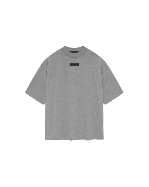 Fear Of God Gray Ss24 Crewneck T-Shirt 'Dark Heather Oatmeal' for men