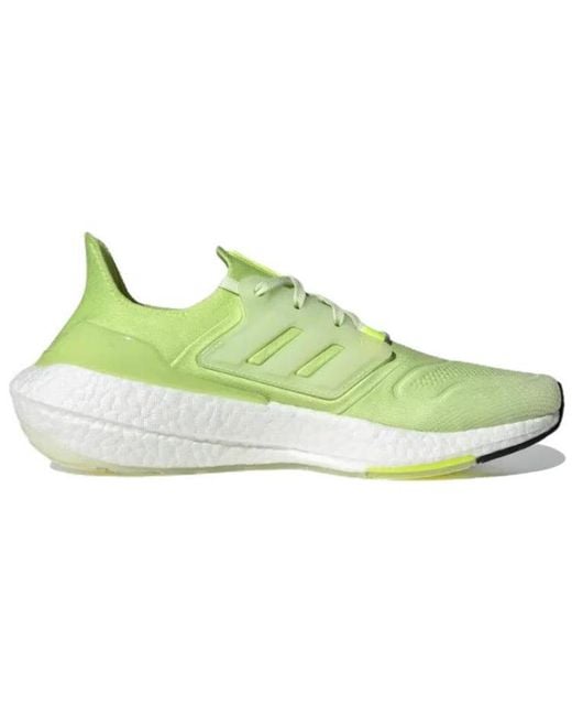 Adidas Green Ultraboost 22 'Almost Lime' for men