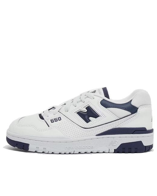 New Balance White 550