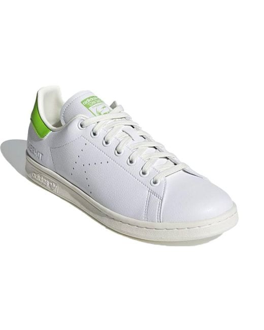 Adidas White The Muppets X K Stripe Stan Smith 'Kermit The Frog' for men