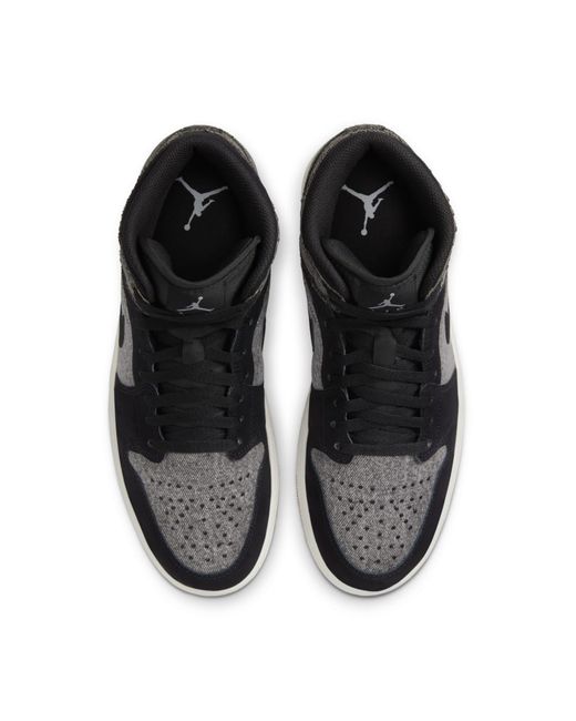 Nike Black 1 Mid Se Denim' for men