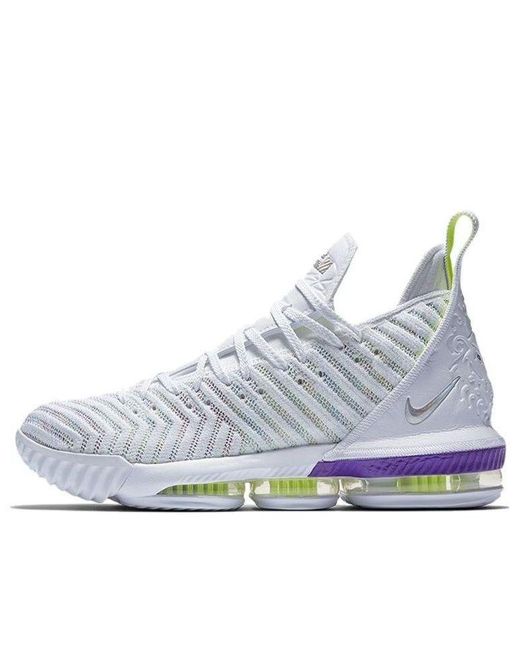 lebron 16 blue and white