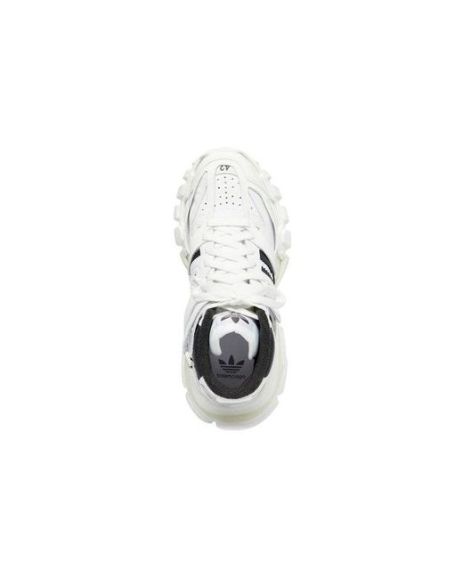 Balenciaga White X Adidas Originals Track Forum Sneakers for men