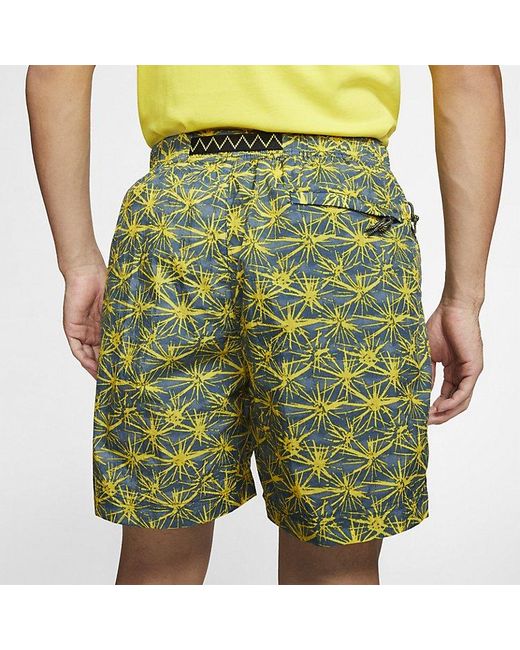 Nike Green Acg Aop Woven Short 'Tour' for men