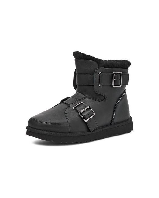 Ugg Black (Wmns) Mini Buckle Short Boots