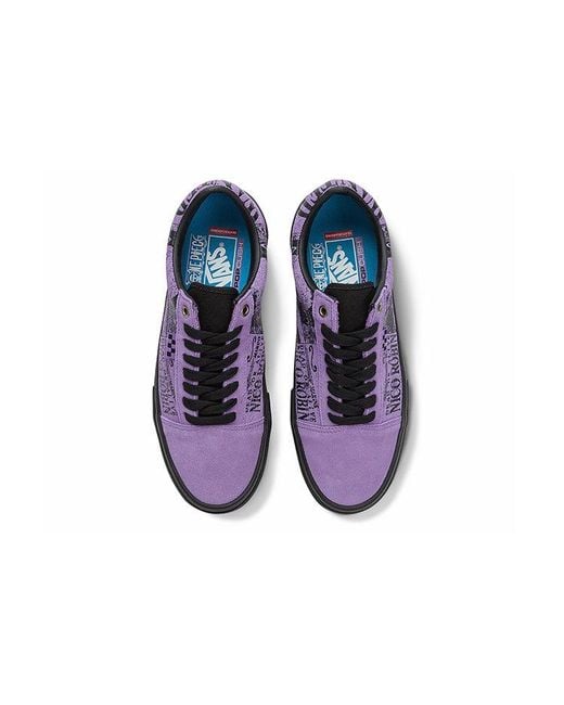 Vans Purple One Piece X Skate Old Skool 'Nico Robin' for men