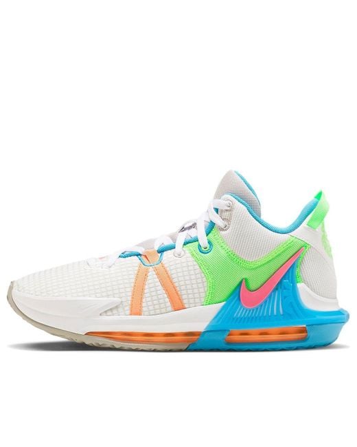 Nike Blue Lebron Witness 7 Basketball Shoes for men