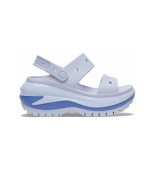 CROCSTM Blue Mega Crush Croslite Sandals