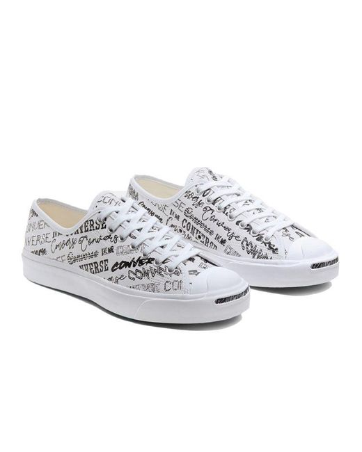Converse White Wordmark Jack Purcell for men