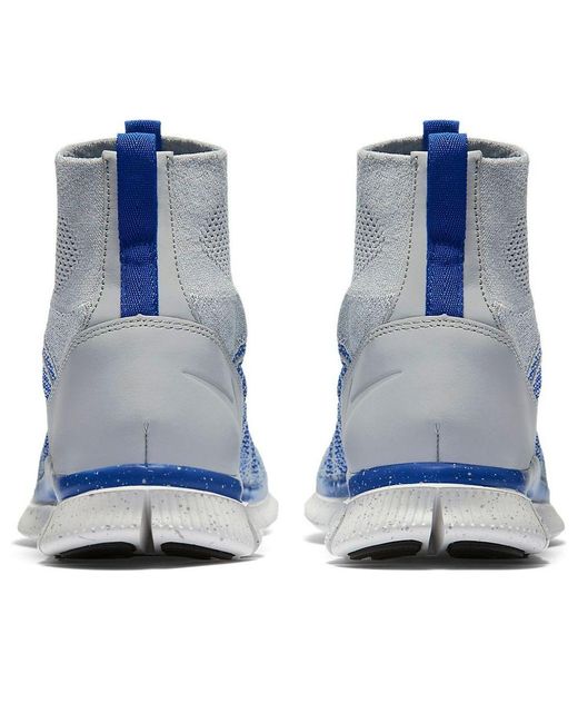 Nike Blue Free Flyknit Mercurial 'Wolf Game Royal' for men