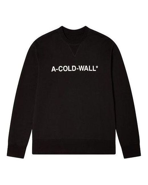 A_COLD_WALL* Black Essential Logo Sweatshirt for men