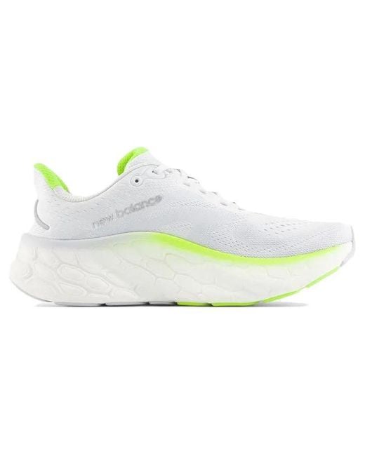 New Balance White Fresh Foam X More V4 'Quartz Brick' for men