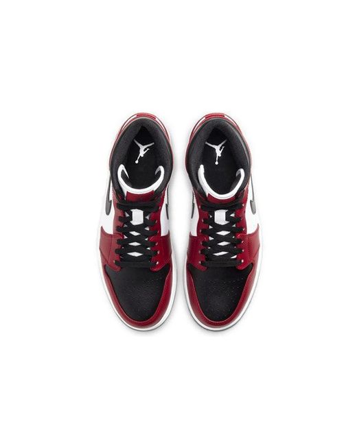 Nike Red Air 1 Mid 'Chicago Toe' 554724-069 for men