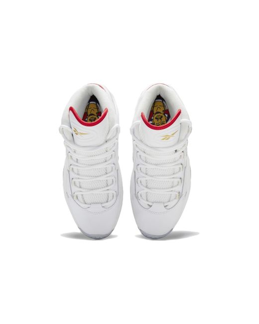Reebok White Question Mid 'Dr. J' for men