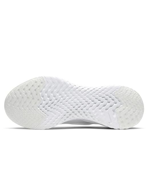 Nike White (Wmns) Epic React Flyknit 2 Metallic'