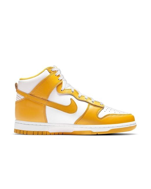 Nike Yellow (Wmns) Dunk High 'Dark Sulfur'
