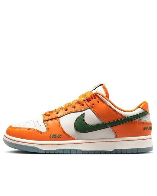 Nike Orange X Florida A&M University Dunk Low 'Rattlers' for men