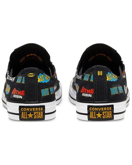 Converse Blue Batman X Chuck Taylor All Star Low '80Th Anniversary for men