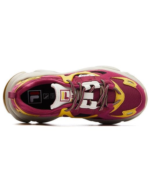 Fila Pink (Wmns) Fila Rjv Low-Top Running Shoes