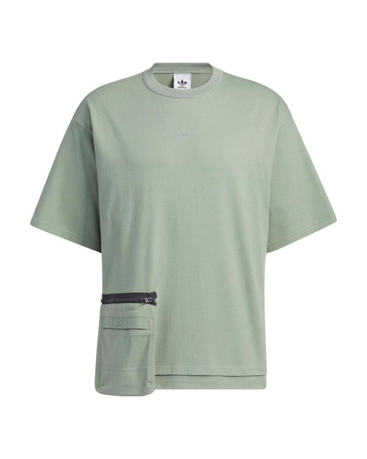 Adidas Green Originals Workwear Short Sleeve T-Shirt for men