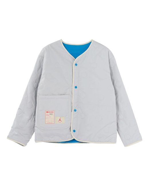 Nike Blue X Union Crossover Solid Color Printing Logo Reversible Long Sleeves Jacket Asia Edition for men