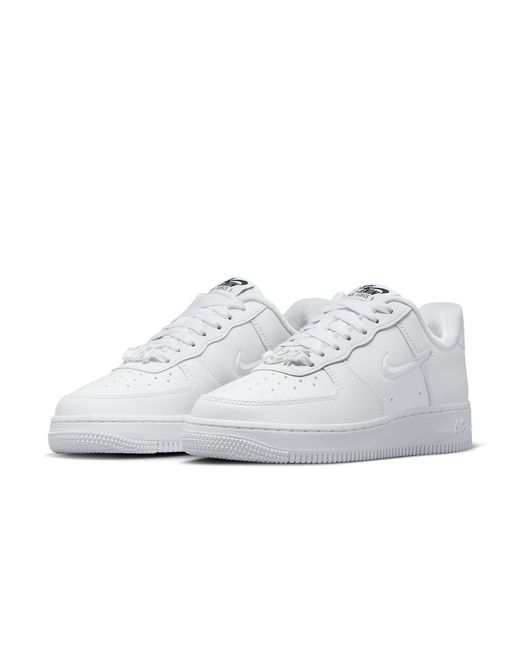 Nike White (Wmns) Air Force 1 Low Just Do It 'Tie Dye Swoosh'