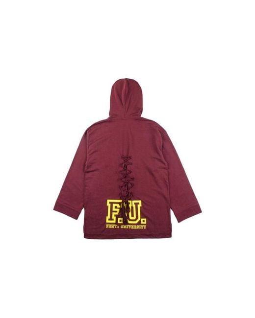 PUMA Red (Wmns) X Fenty By Rihanna Long Sleeve Hoodie