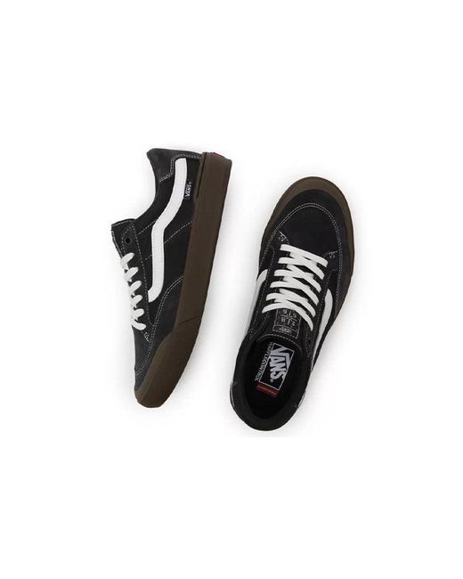 Vans Black Berle Low Tops Casual Skateboarding Shoes for men