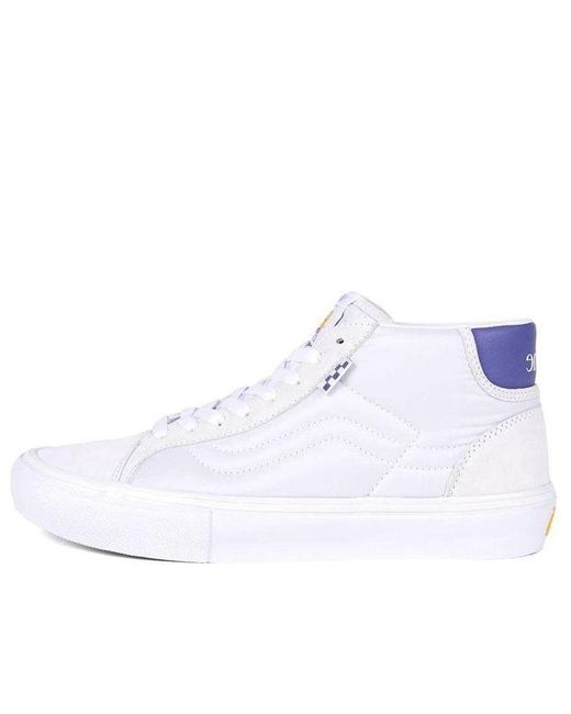 Vans White Dime X Skate Mid Skool Ltd 'Off' for men