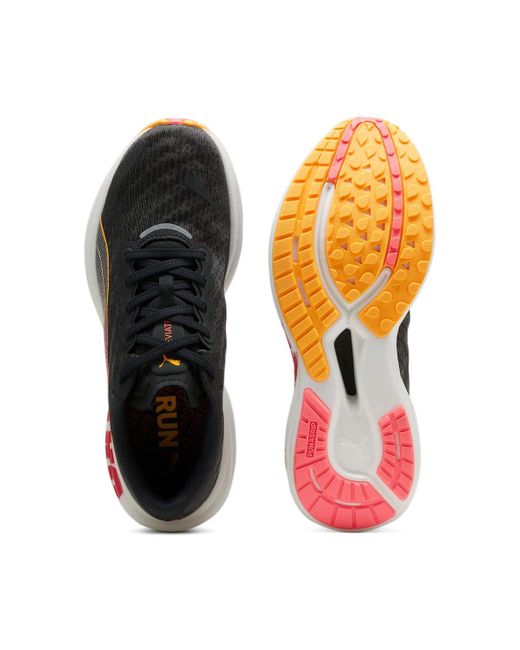 PUMA Black Deviate Nitro 2 Sun Stream' for men