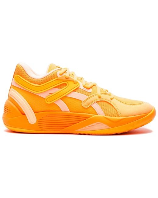 PUMA Orange Trc Blaze Court 'Neon Citrus' for men